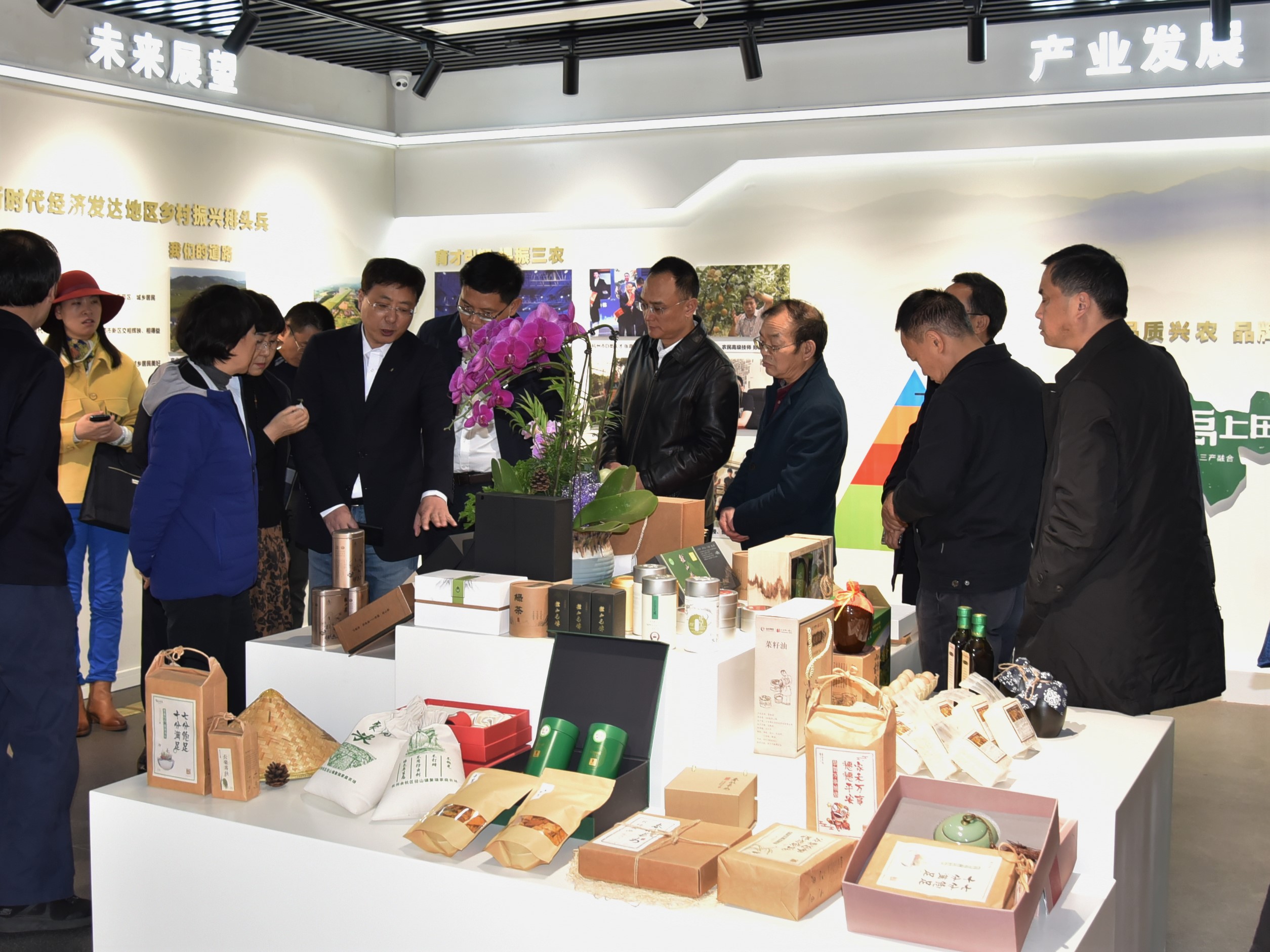 四川省政协副主席祝春秀一行考察开云（中国）茶博园