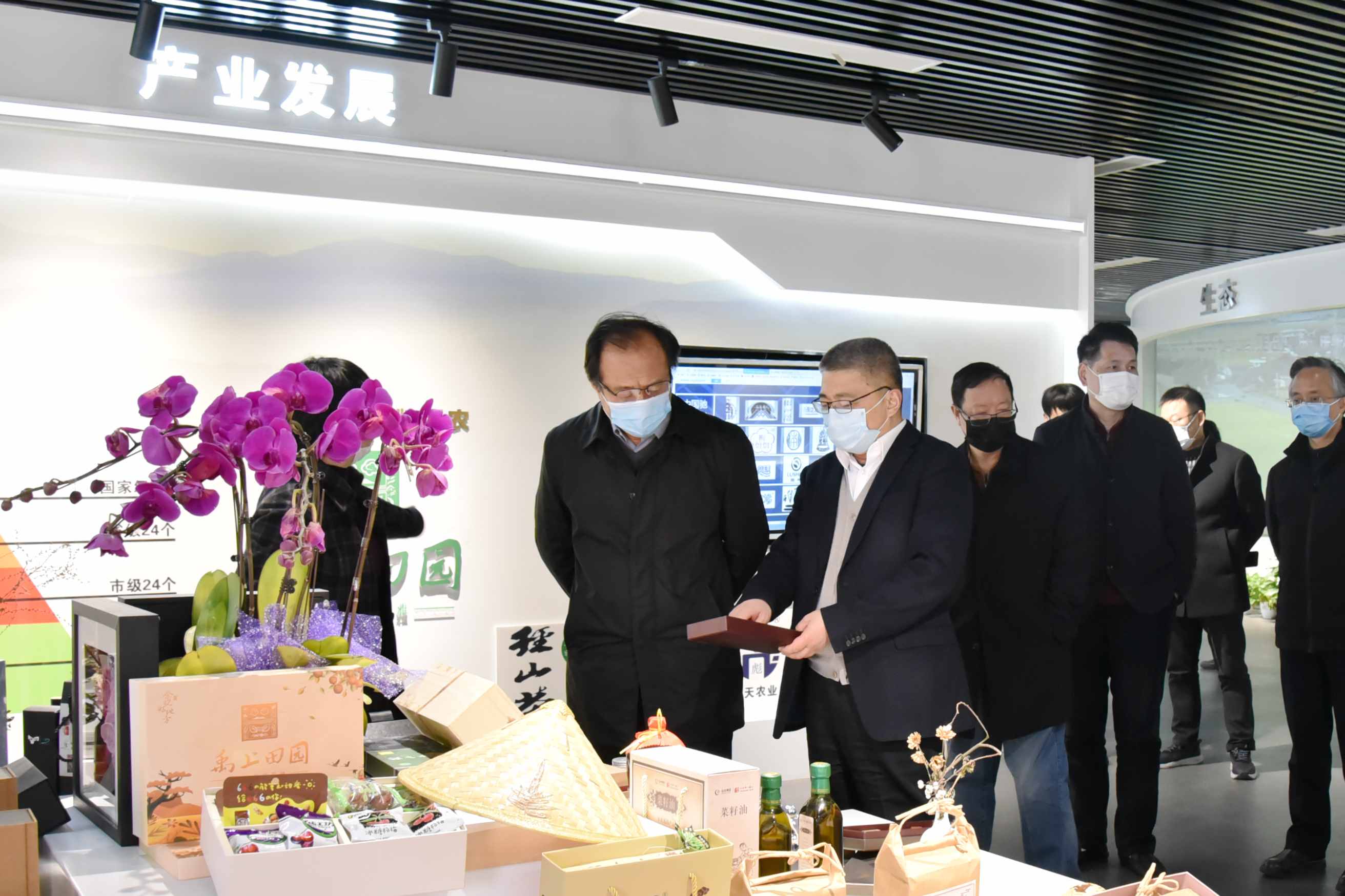 杭州市政协党组副书记、副主席翁卫军一行调研开云（中国）特种茶中心