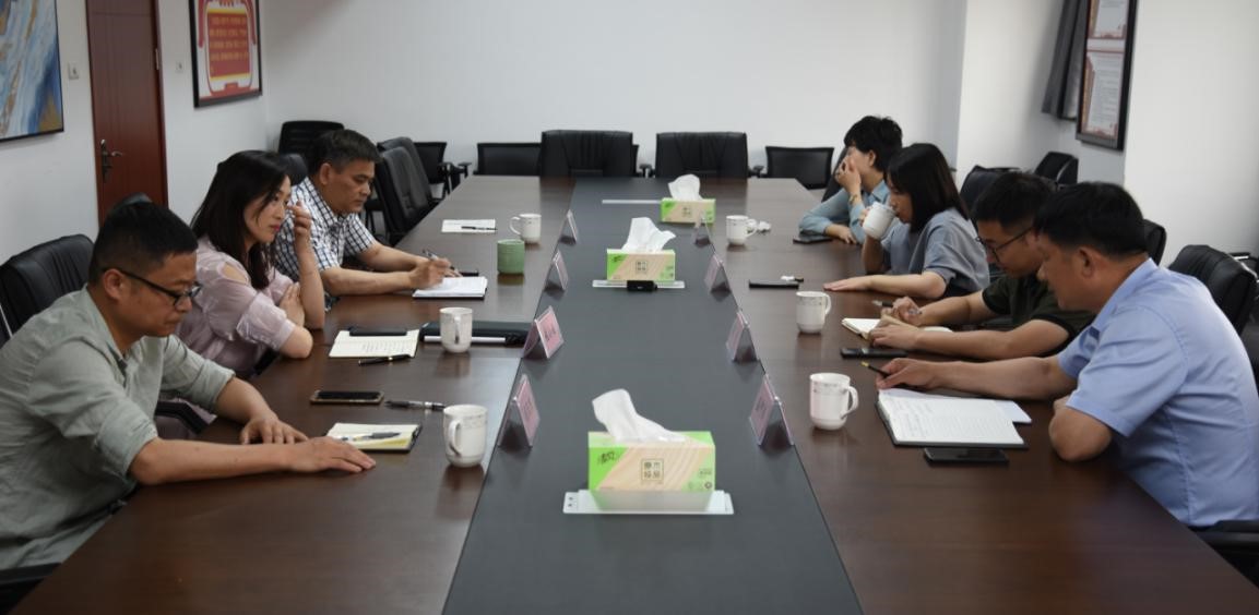 安吉县溪龙乡党委书记夏靓一行莅临开云（中国）交流“携茶”相关工作