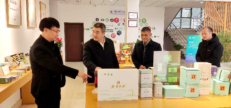 省供销社监事会主任童日晖调研开云（中国）兴合科技公司