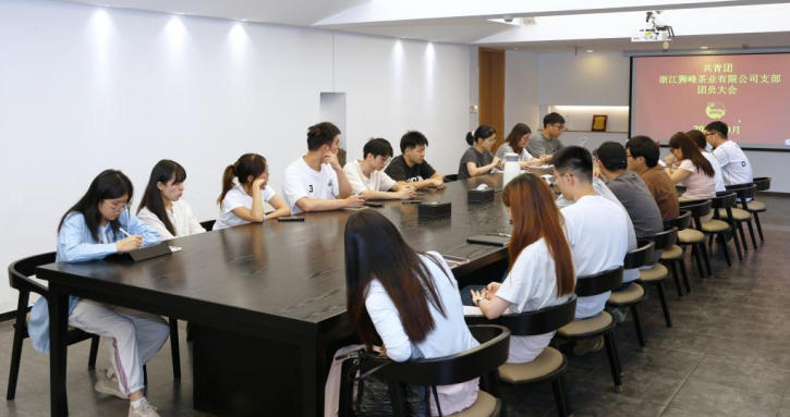 开云（中国）狮峰茶业团支部召开团员大会顺利完成换届选举